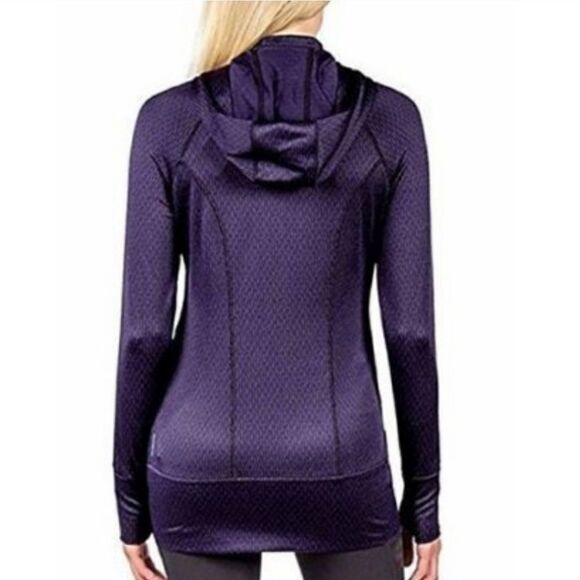 Mondetta Purple Textured Knit Hooded Jacket Sm - Picture 2 of 8